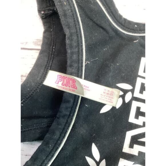 tropical y2k boho indie Victoria's Secret Pink Sport Bra for Women Medium - Picture 3 of 3